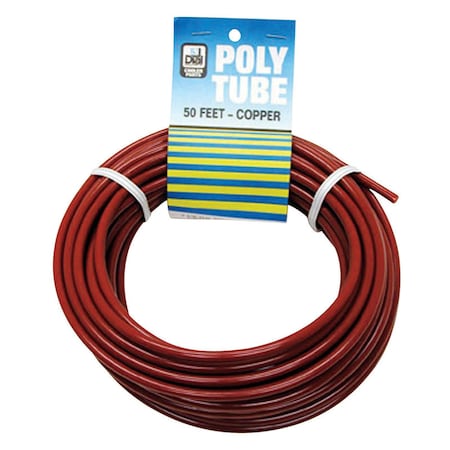 Dial Mfg Dial 1/4 in. H Red Poly Copper Poly Tube 4288